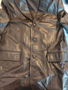 Hugo Boss mens leather jacket