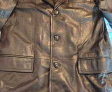 Hugo Boss mens leather jacket