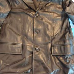 Hugo Boss mens leather jacket