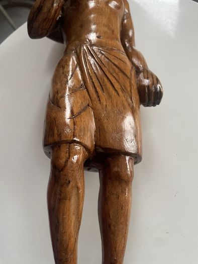 Old Hand Carved Wooden Sculpture