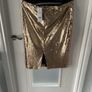 F&F Gold Pencil Skirt Size 16 Image 2