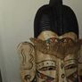 Large carved African Mask wall hanging Image 6