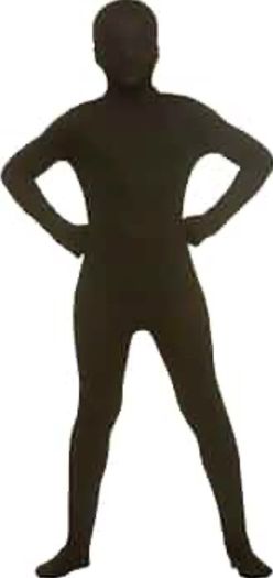 Black Shadow Full Body Suit Halloween Fancy Dress Costume for Kids