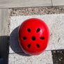 red bicycle helmet Image 2