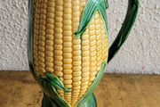 19th century majolica corn jug