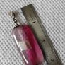 Sterling silver glass pendant Image 2
