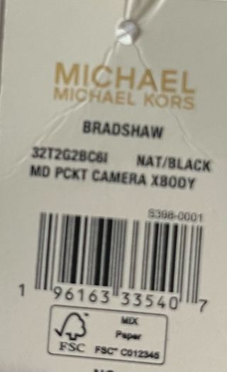 Michael Kors Camera Handbag - Bradshaw Medium with tags