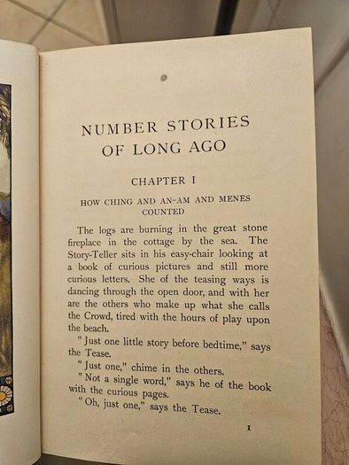 Number Stories Of Long Ago. By David Eugene Smith. First Edition Hardback In Good Condition.  See Photos For Same.