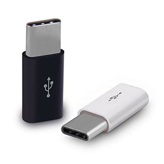 2PCS - [Micro USB (Female) to USB-C (Male) + Micro USB (Female) to Apple Lightning (Male)] Convertors/Adapters (Brand New/Warranty)