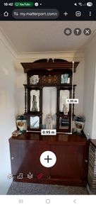 Over mantle mirror