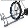 3 Bike Stand Floor or Wall mounted bike rack for garage Bicycle Parking rack Cycle Storage Locking Stand (FREE SHIPPING) Image 5
