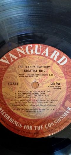 The Clancy Brothers Greatest Hits - 2 X LP - Vanguard Records - 1973