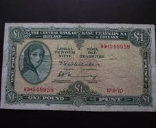 1970 Lavery One Pound Note