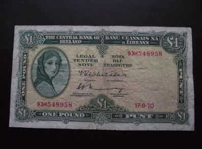 1970 Lavery One Pound Note