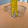 Clear Glass Cigar Rest Ashtray Image 7