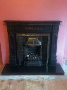 cast iron fireplace