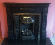 cast iron fireplace