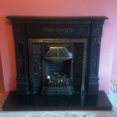 cast iron fireplace