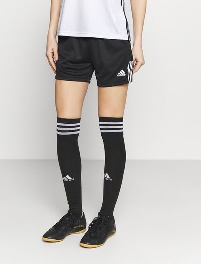Adidas performance sports white tshirt and black shorts aeroready