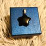 Black Star Pendant Glossy Statement Charm Image 5