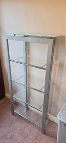 Glass Shelves Unit