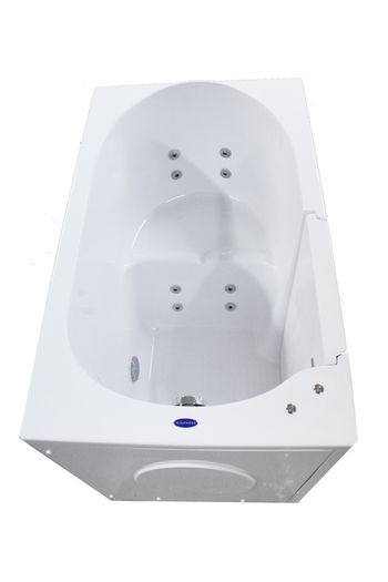 RUBIN WALK IN BATH with integral seat, door & low level entry