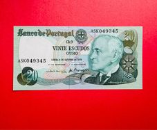Portugal.  20  Escudos  1978  Pick 176  ( uncirculated )