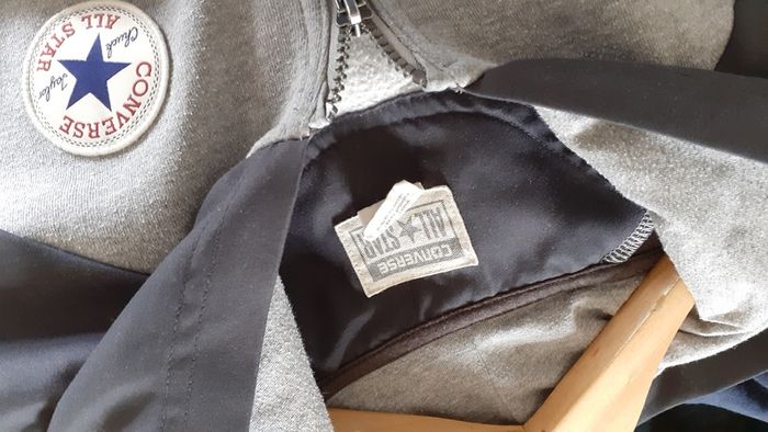 All Star Converse grey hoodie age 12 13 14   or Adult S M
