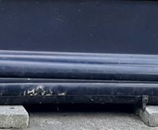 9 round black gutters