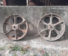 X farm machinery cast iron wheels