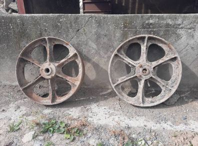 X farm machinery cast iron wheels