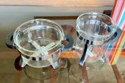 Vintage Bodum Chambord Classic Sugar and Creamer Milk Jug Set 1990s