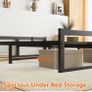 King Size Metal Bed Frame Platform Image 3