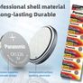 5x Panasonic CR1220 3V Lithium Coin Cell Batteries Image 2