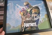 Fortnite signed Thanos frame