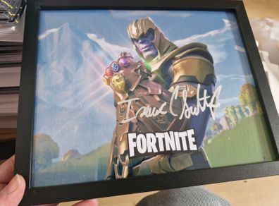 Fortnite signed Thanos frame