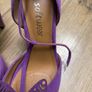 High  heels Clark's size 6 purple suede Image 2
