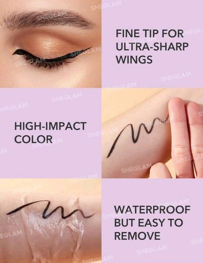 Sheglam Liquid Eyeliner - Black