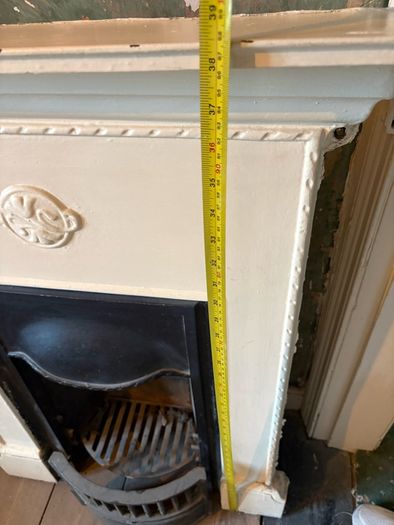 Cast Iron fireplace with grate