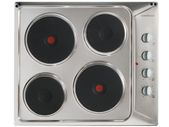 Stainless Steel 4 ring Solid Plate Hob