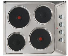 Stainless Steel 4 ring Solid Plate Hob