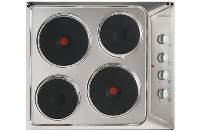 Stainless Steel 4 ring Solid Plate Hob