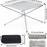 Portable Fire Pit Outdoor 16.5 Inch, Collapsing Steel Mesh Camping Fire Pit, Folding Legs and Carry Bag Design Image 4