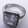 Vintage Sterling Silver 925 Timeless Elegance Halo CZ Ring size K - 5,52g Image 8