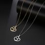 Stainless steel hearts necklace Image 2