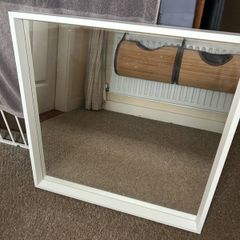 IKEA mirror with 2 separate strip lights (bulbs included)