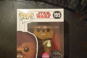 Funko Chewbacca with Porg special edition flocked