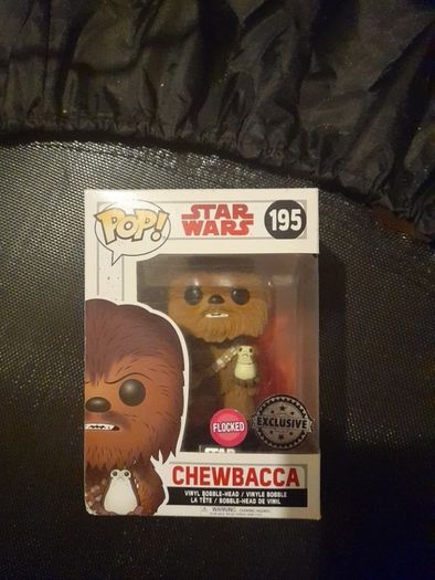 Funko Chewbacca with Porg special edition flocked