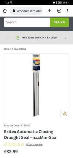 Threshold draught and rain excluder