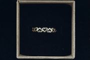 9ct Gold Hearts Ring